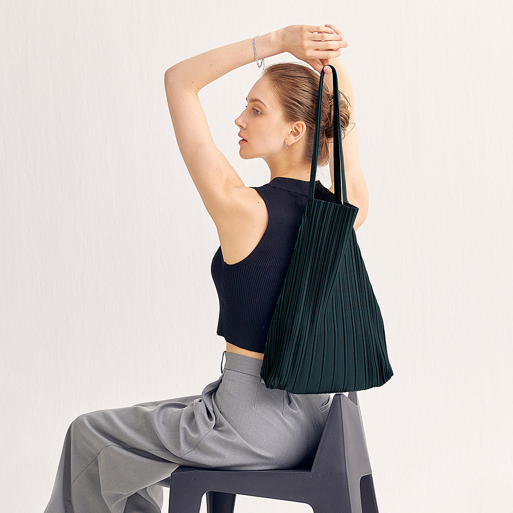 Each Bag in Forest Green