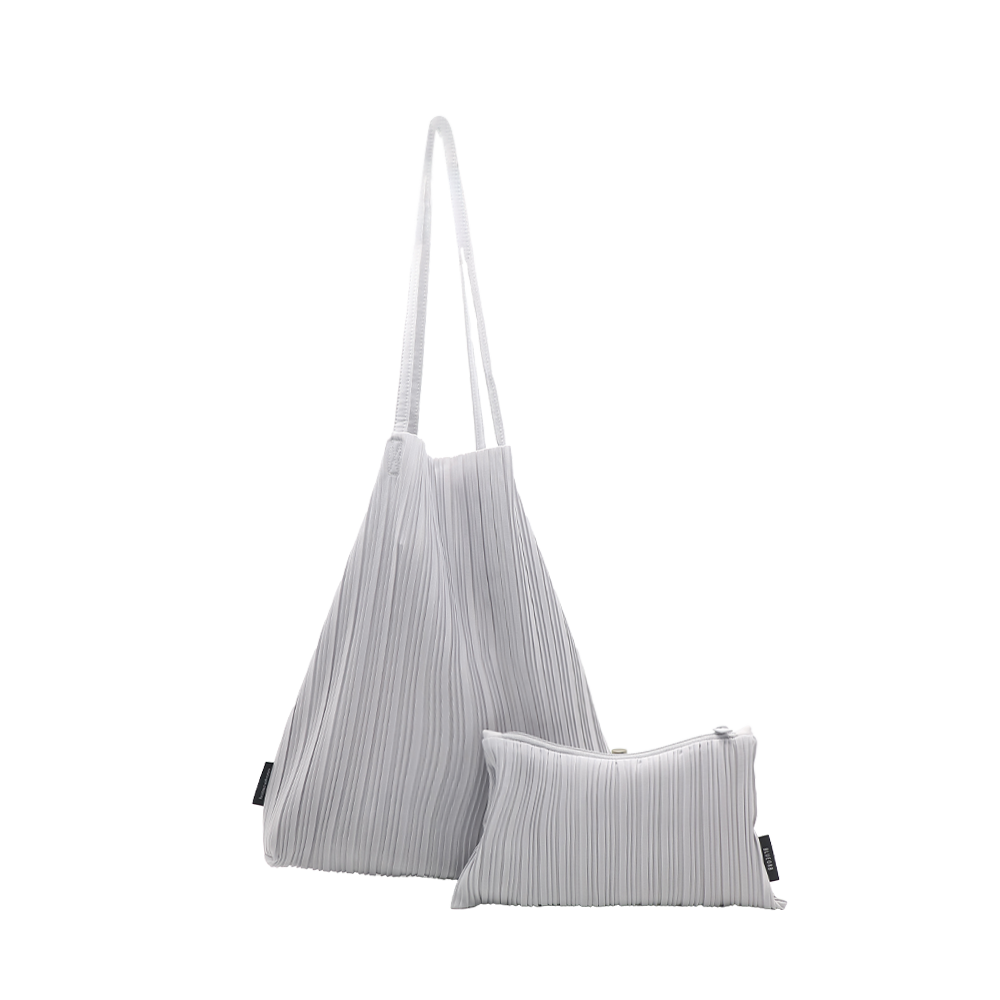 Each Bag in Metal Grey