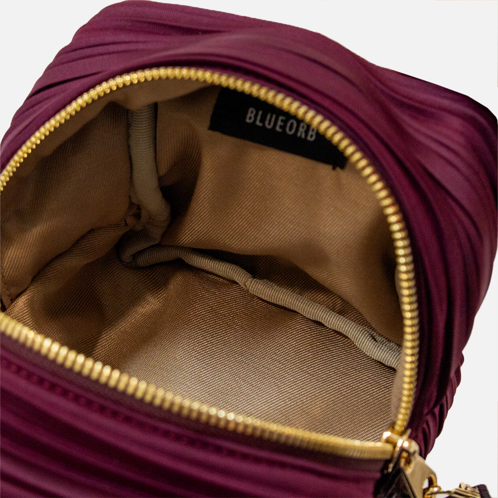 Cube Bag in Vino Red