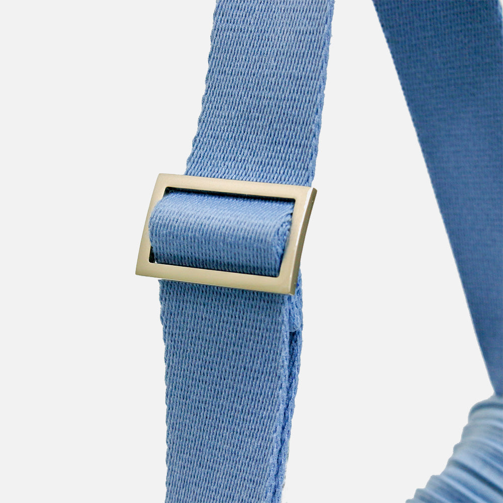 Foldover Bag in Denim Blue