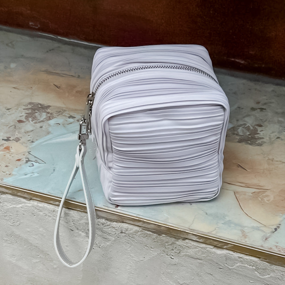 Cube Bag in Metal Grey
