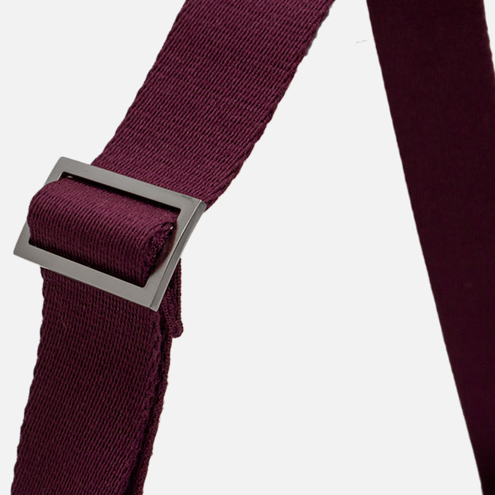 Foldover Bag in Vino Red