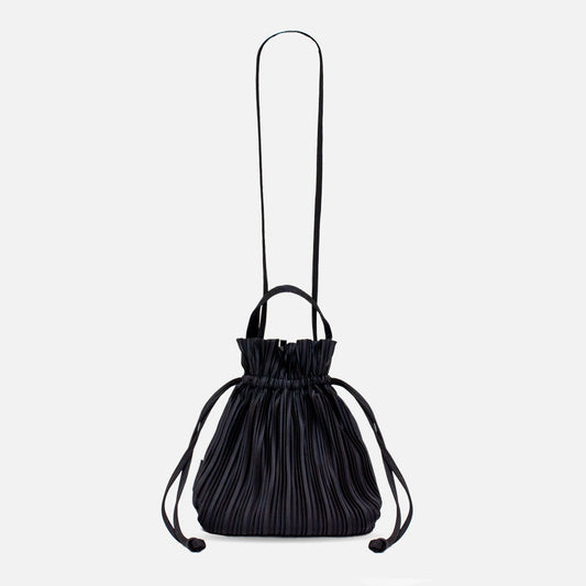 Two Way Ribbon Tote Bag in Beyond Black