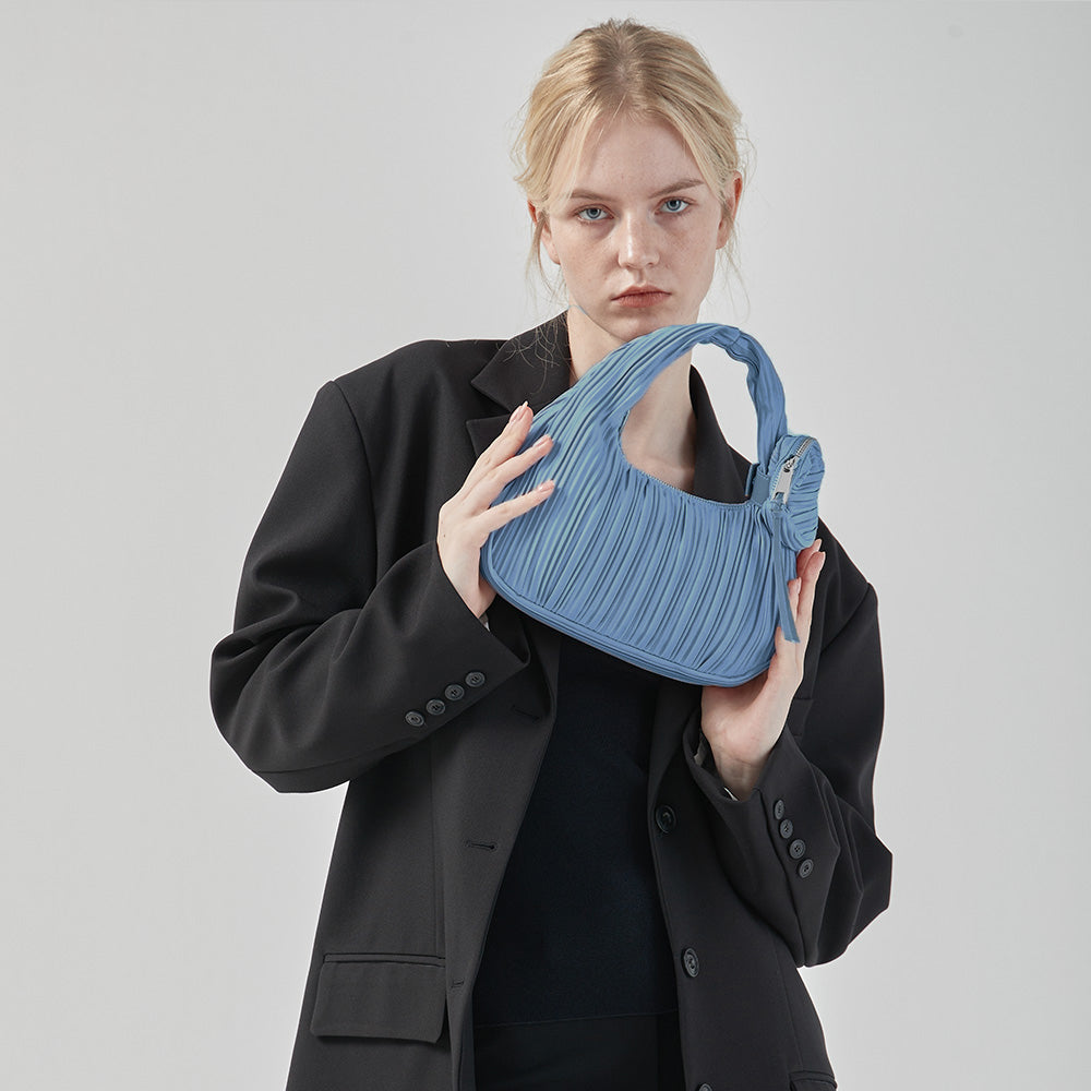 Mini Hobo in Denim Blue