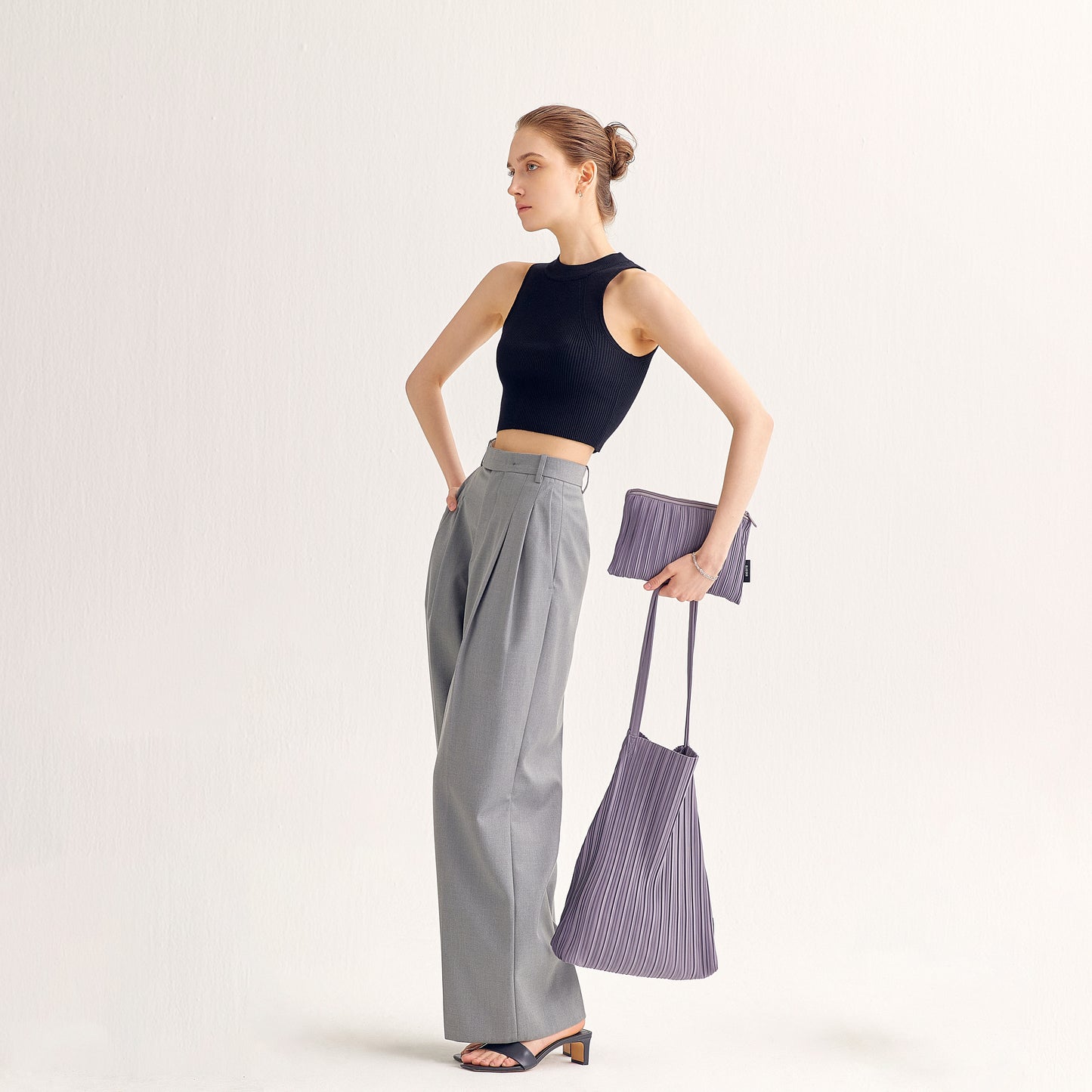Each Bag in Lavender Grey
